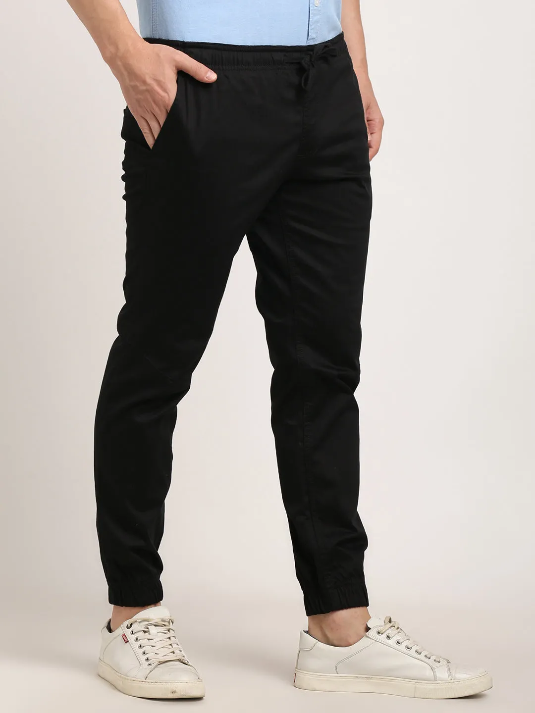 Men Urban Fit Cotton Stretch Trouser