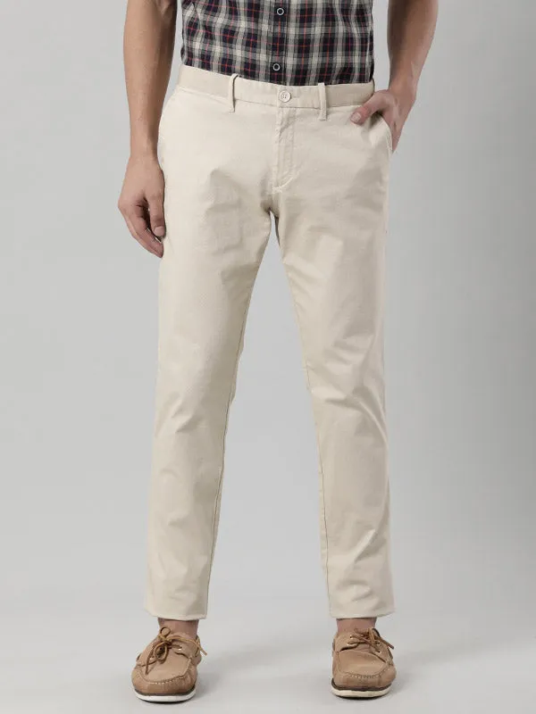 Men Urban Fit Polyester Blend Trouser