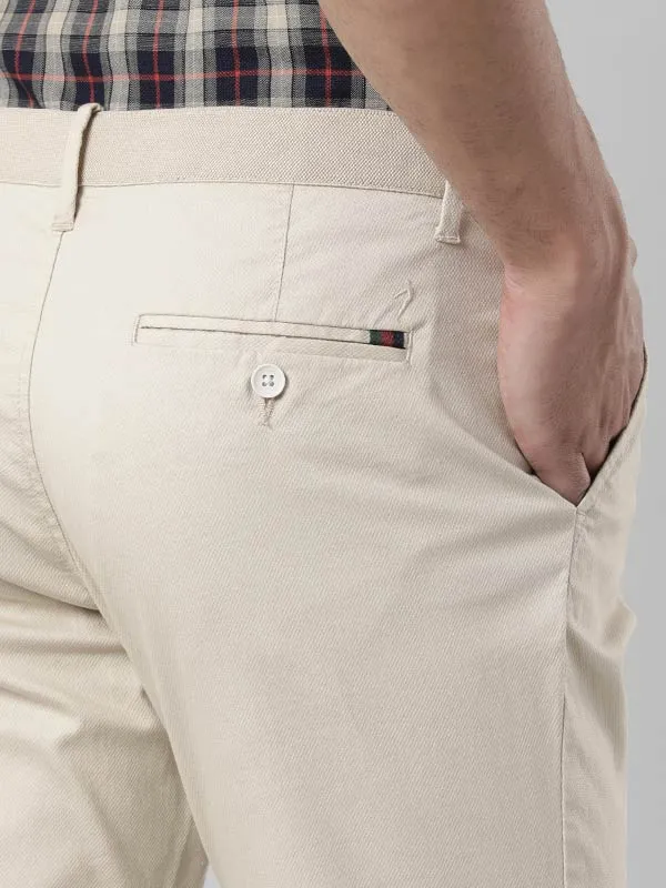 Men Urban Fit Polyester Blend Trouser