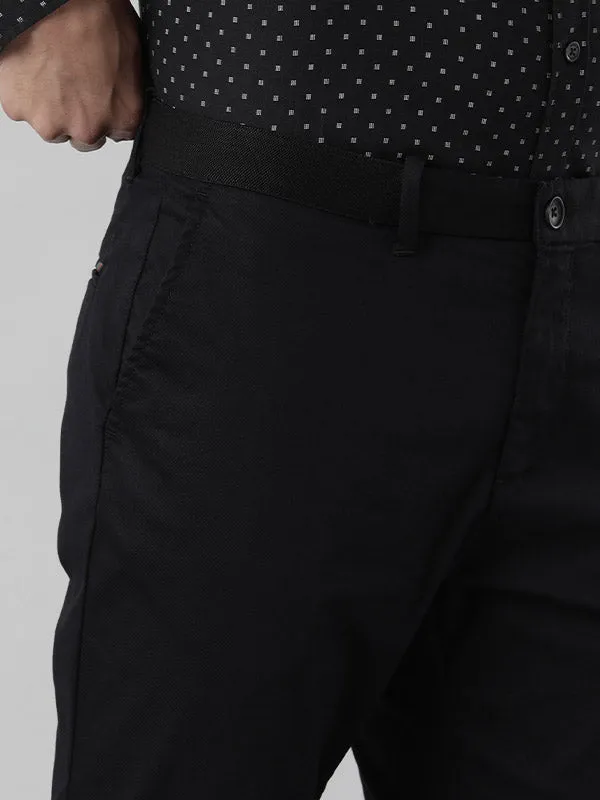 Men Urban Fit Polyester Blend Trouser