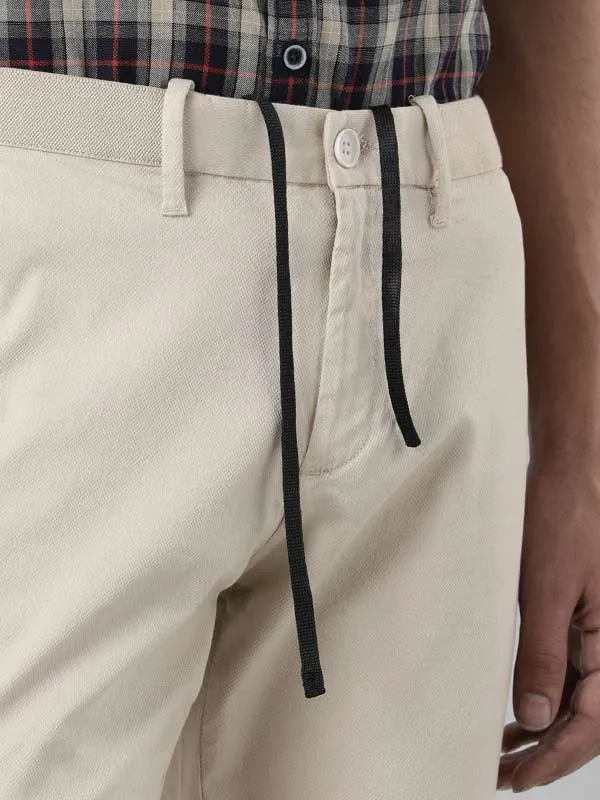 Men Urban Fit Polyester Blend Trouser