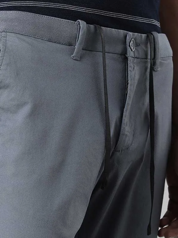 Men Urban Fit Polyester Blend Trouser