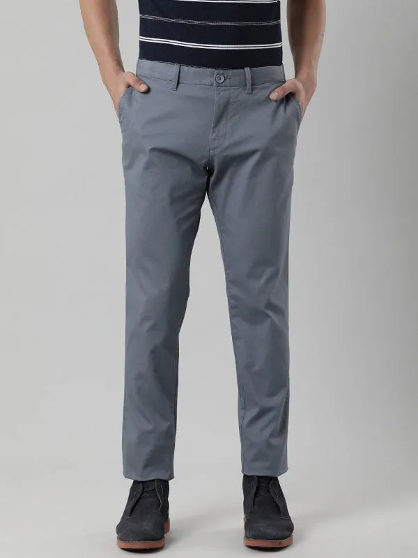 Men Urban Fit Polyester Blend Trouser