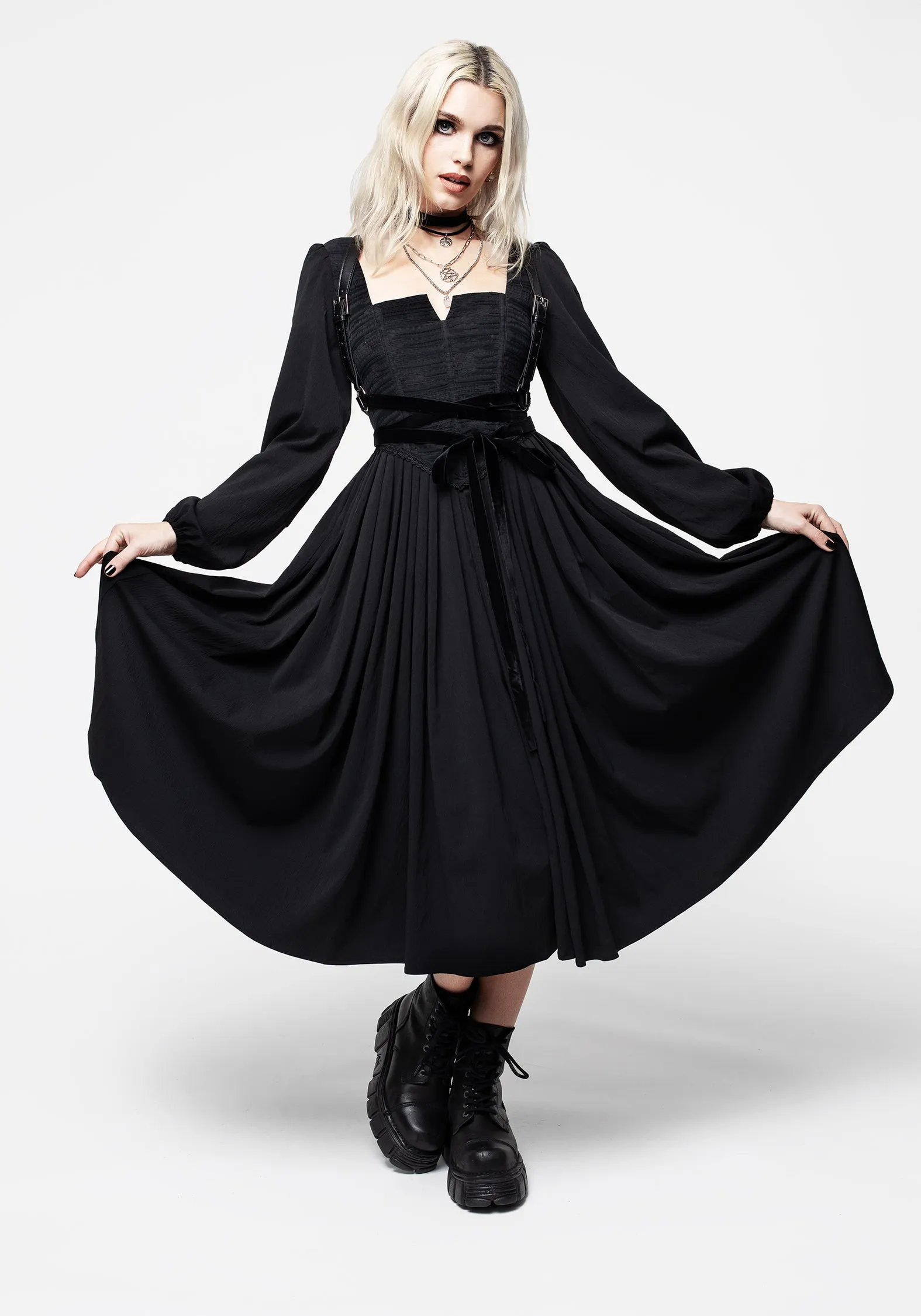 Mina Corset Midi Dress