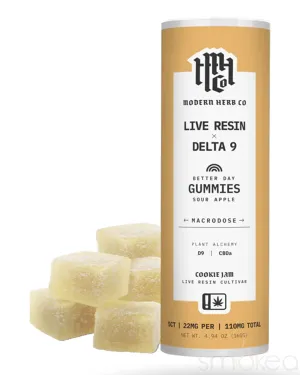 Modern Herb Co Delta 9 Live Resin Gummies - Sour Apple