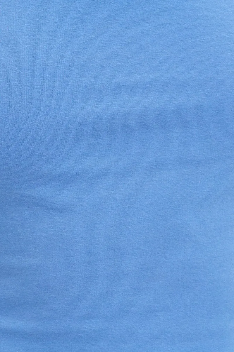 Ocean T Shirt Short Sleeve Crop Cotton