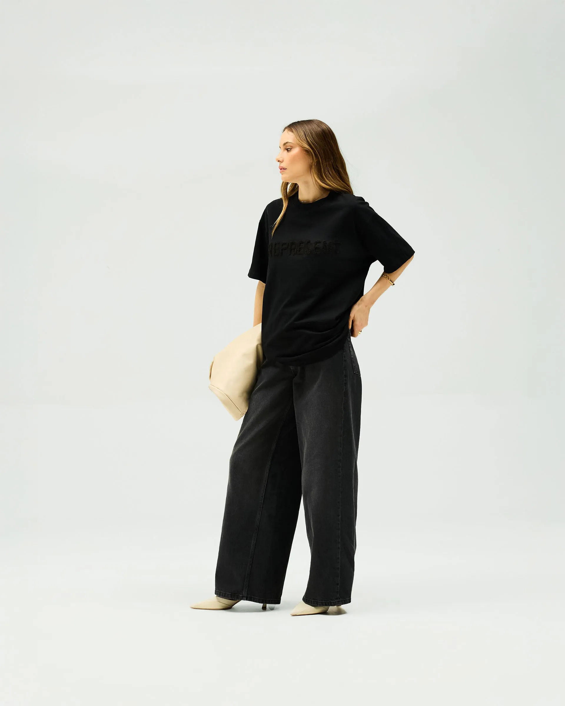 Owners Club Boyfriend T-Shirt - Jet Black