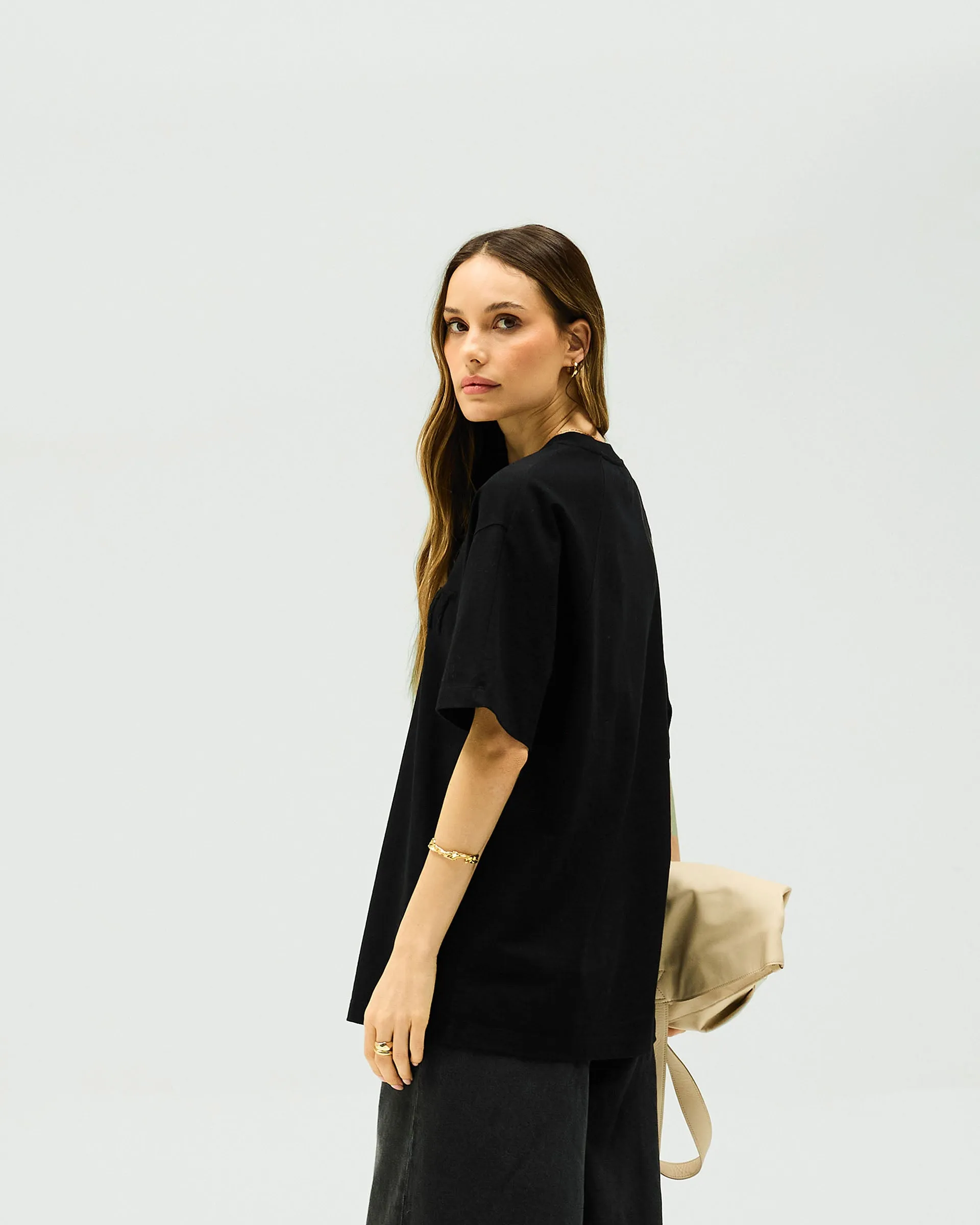 Owners Club Boyfriend T-Shirt - Jet Black