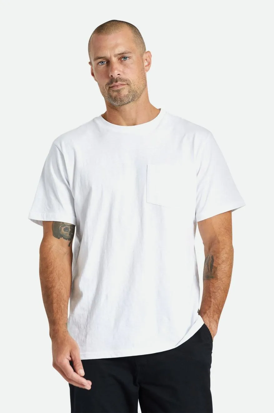 Premium Cotton S/S Pocket T-Shirt - White