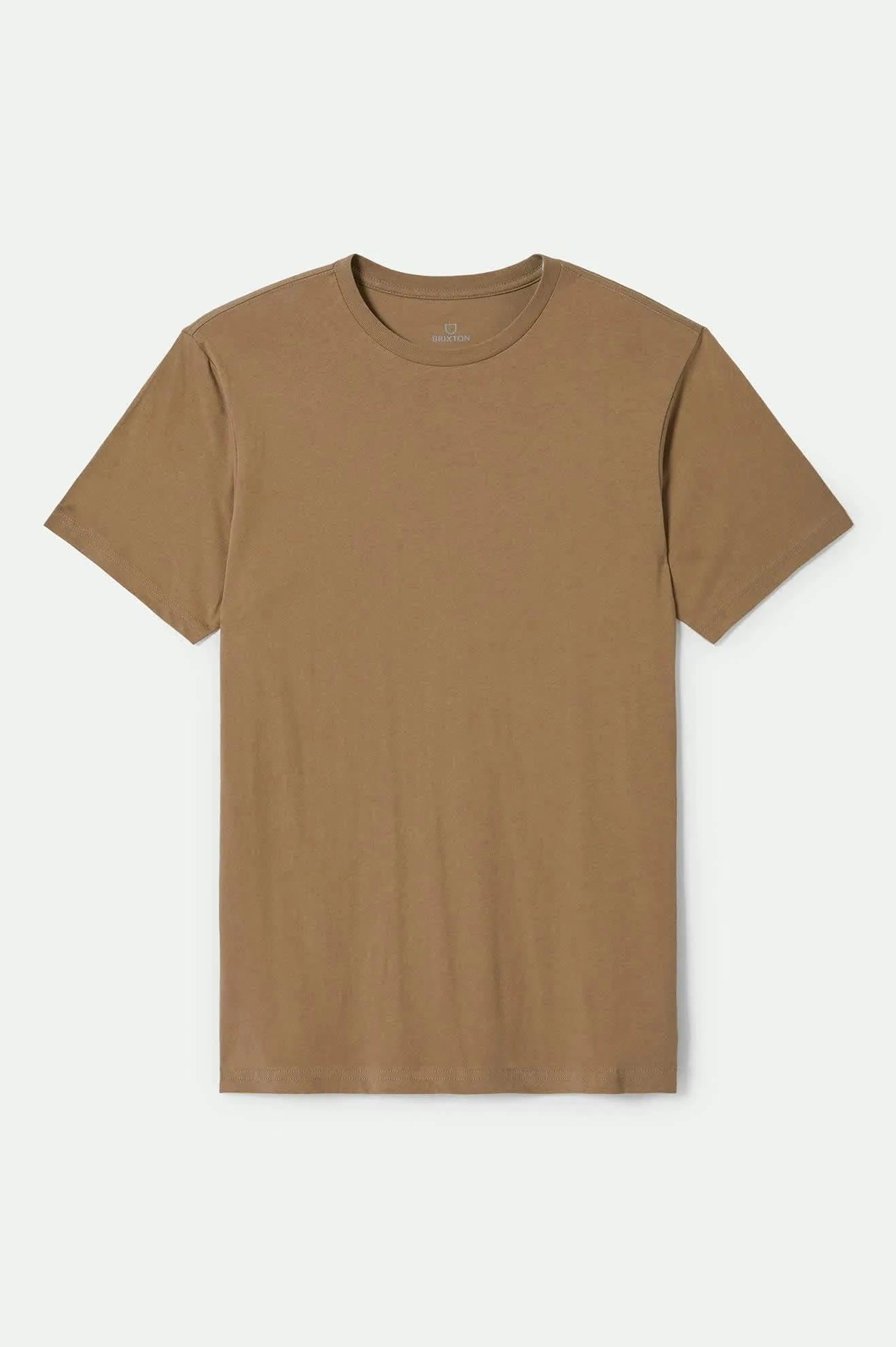 Premium Cotton S/S Tailored T-Shirt - Khaki