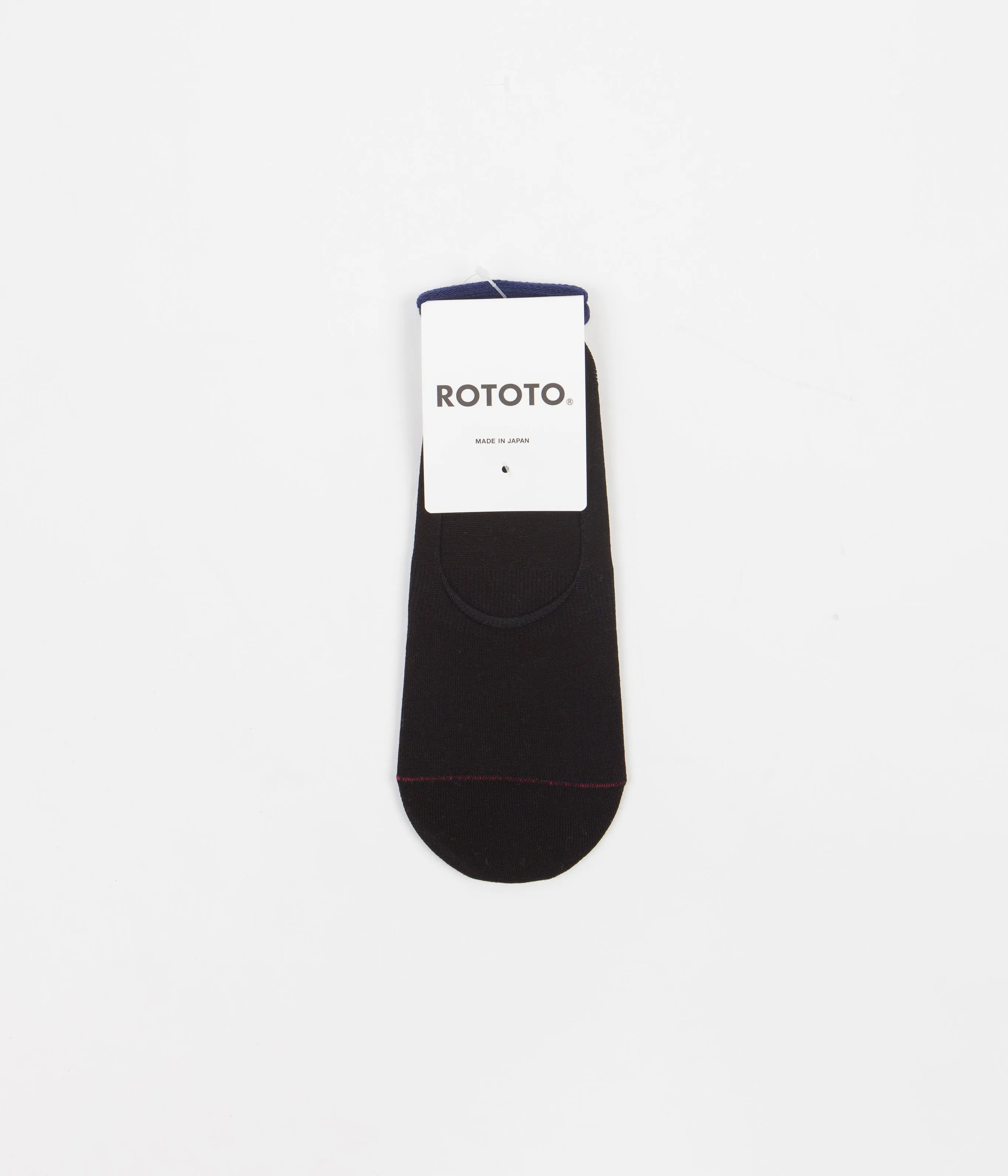 RoToTo High Gauge Invisible Socks - Black