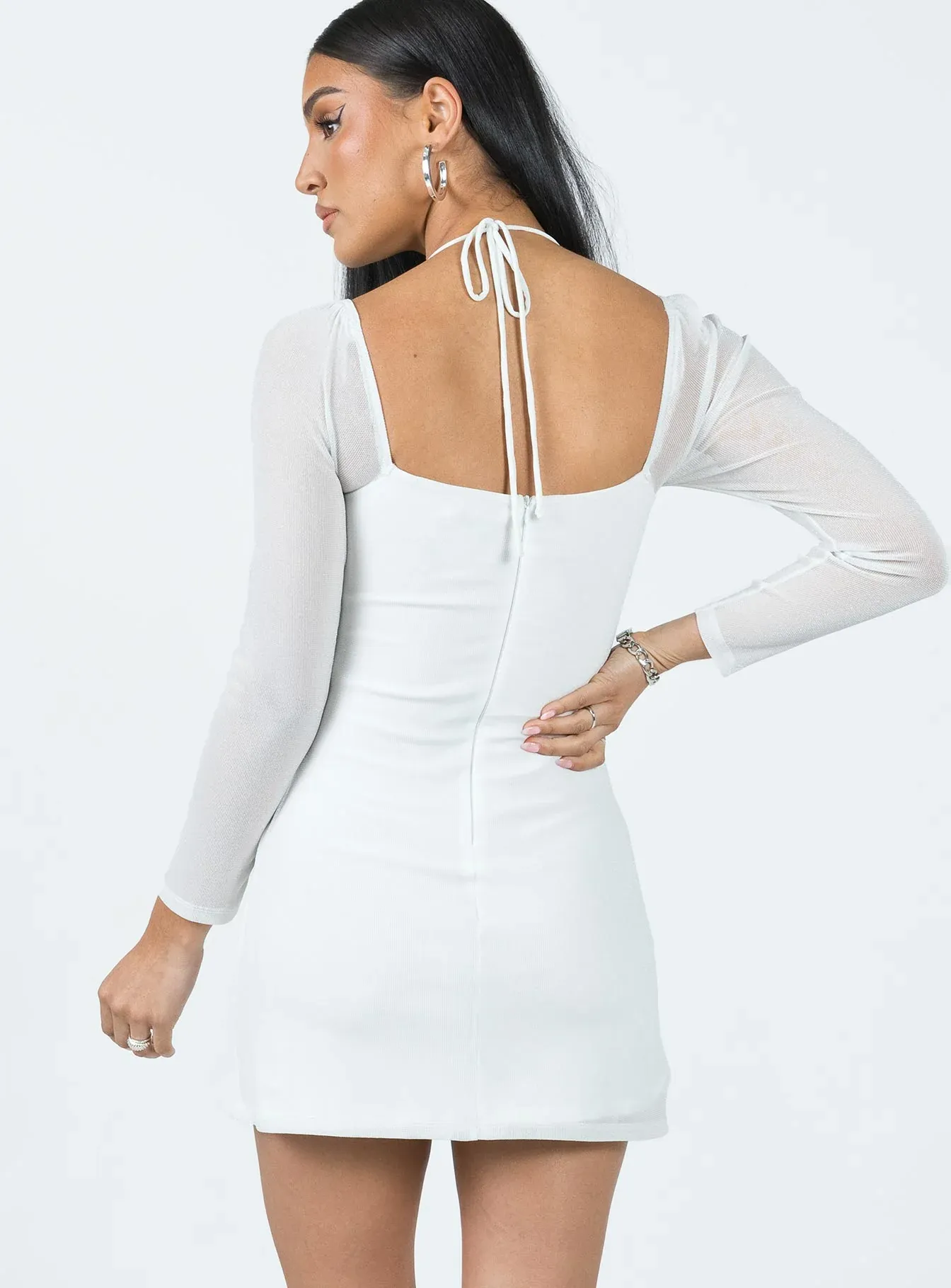 Stassie Mini Dress White