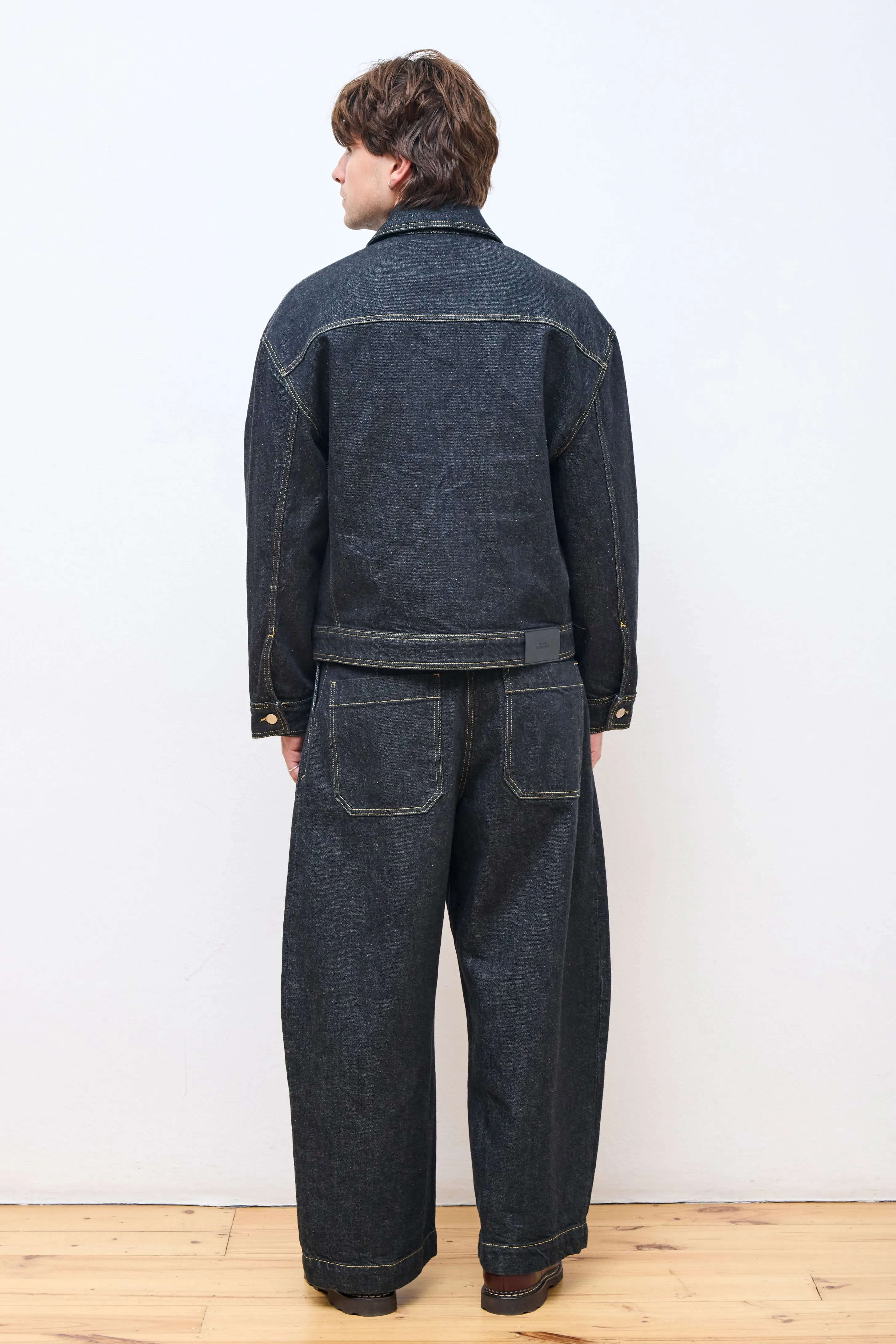 Stein Italian Denim Jacket Black