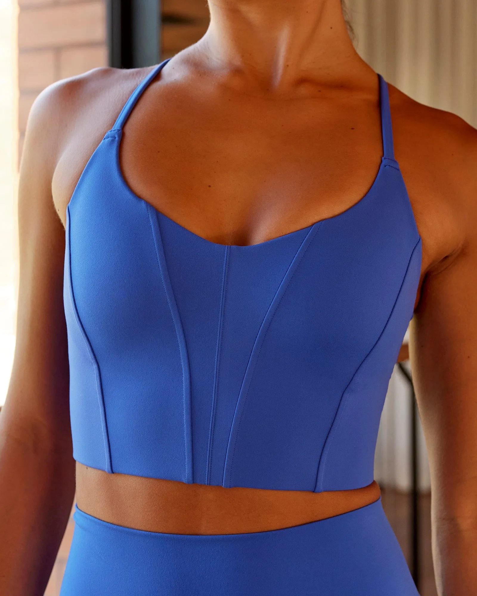 Streamline Sports Bra - Power Cobalt