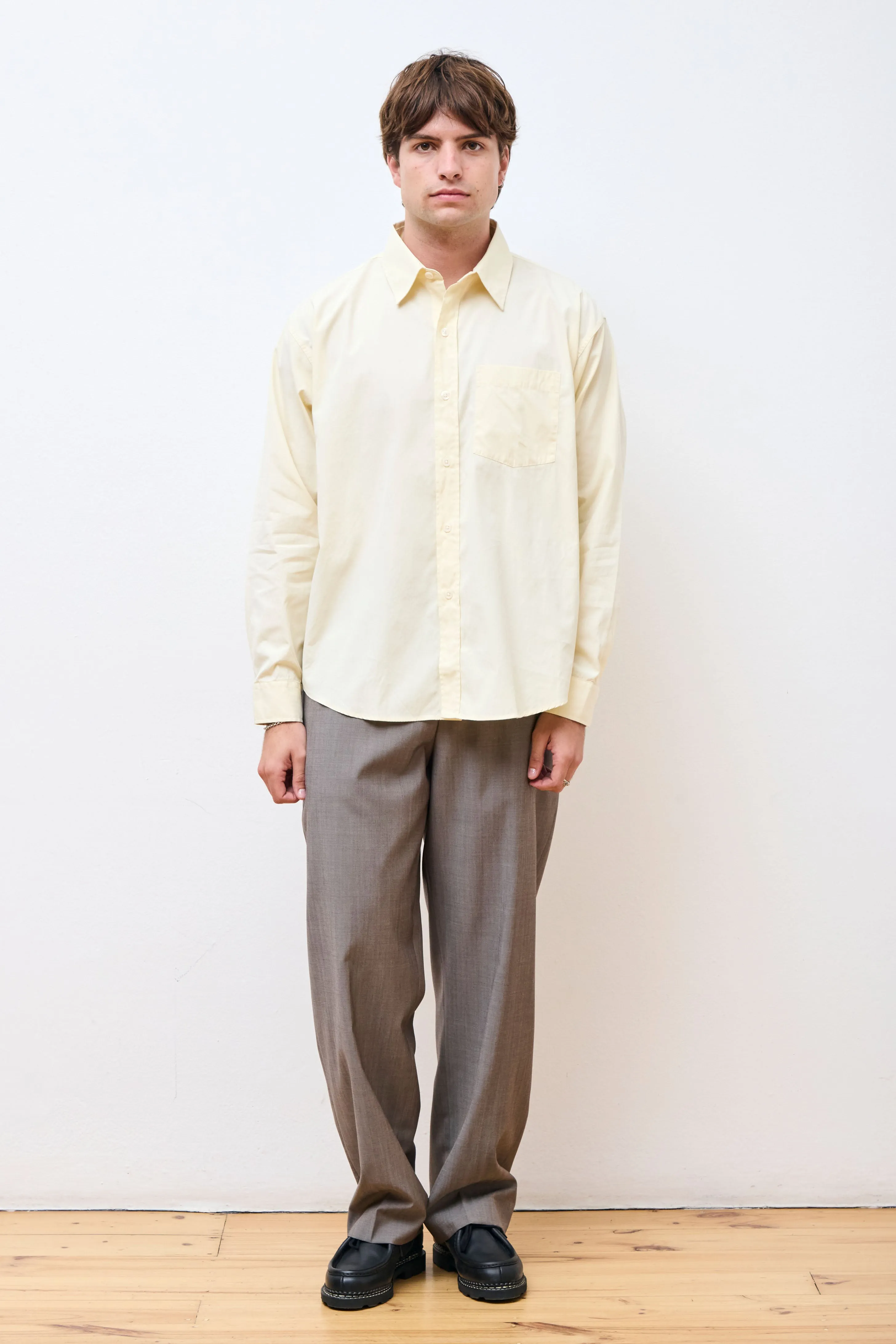 Study Trousers Taupe Wool