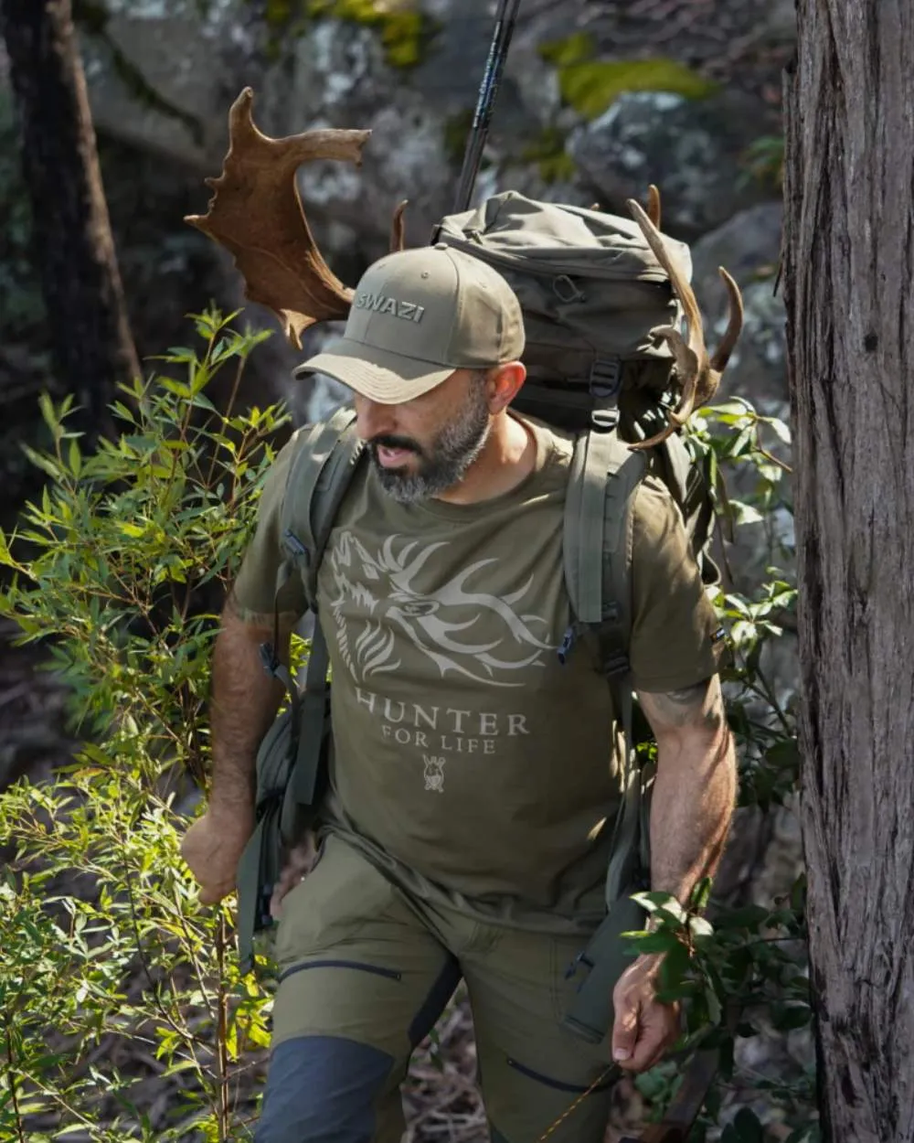 Swazi Mens Hunter For Life T-Shirt