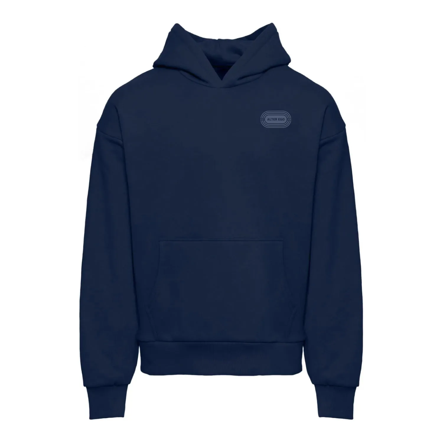 Sweatshirt Track Logo Midnight Navy