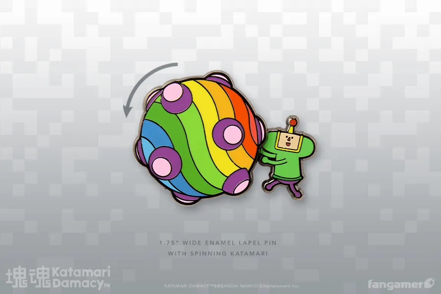 The Prince & Katamari Spinning Pin