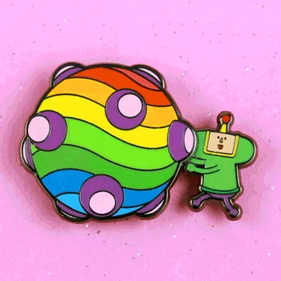 The Prince & Katamari Spinning Pin