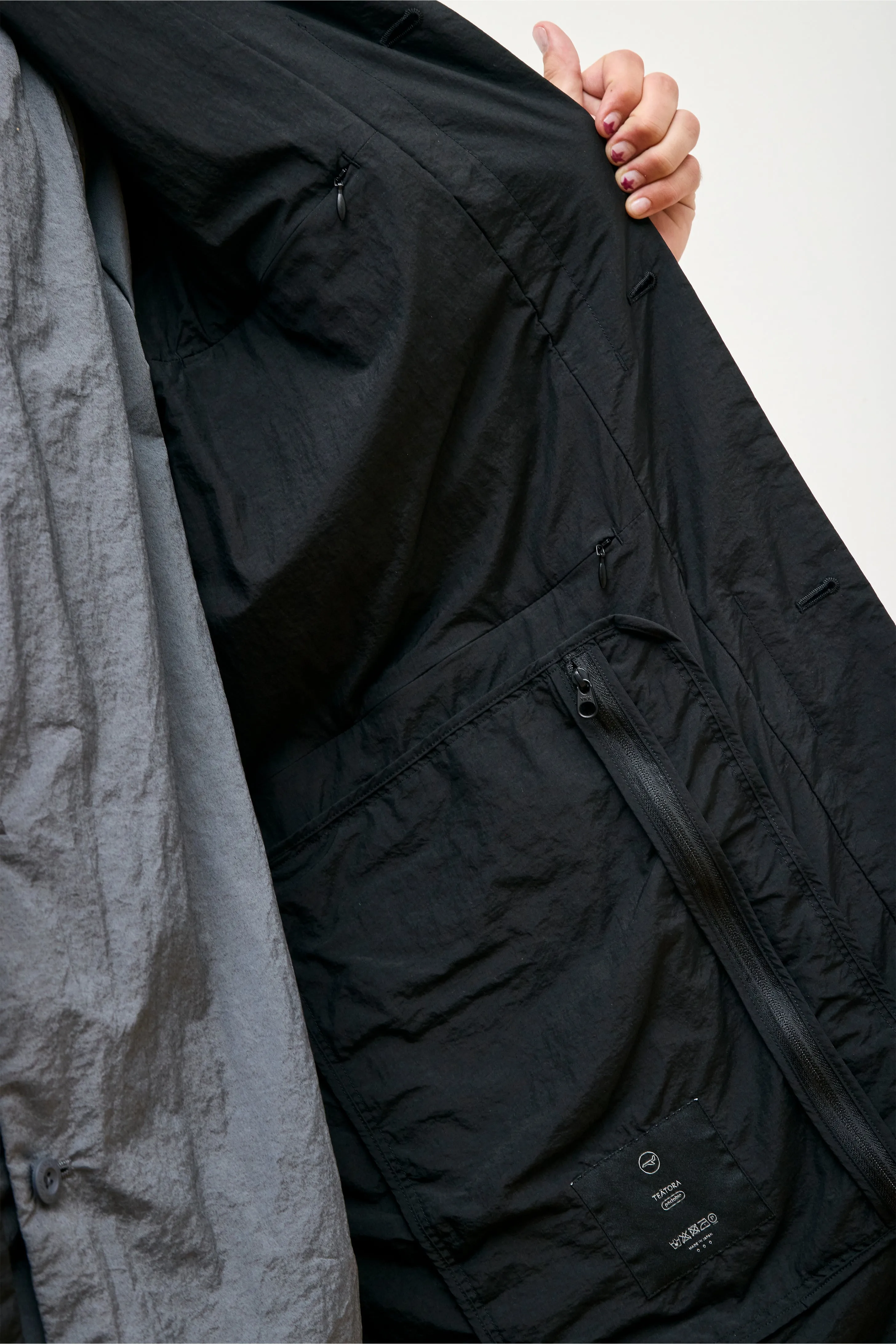 Time Adapter Coat Packable Black