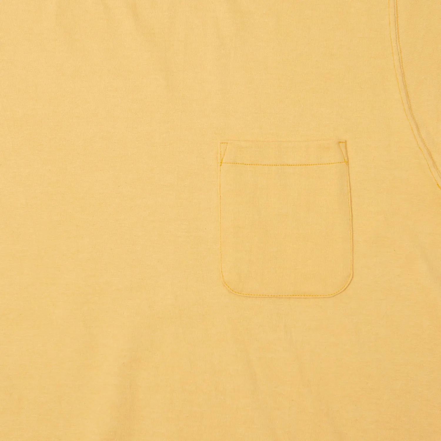 TOYS McCOY Ringer Pocket Tee - Yellow/Charcoal