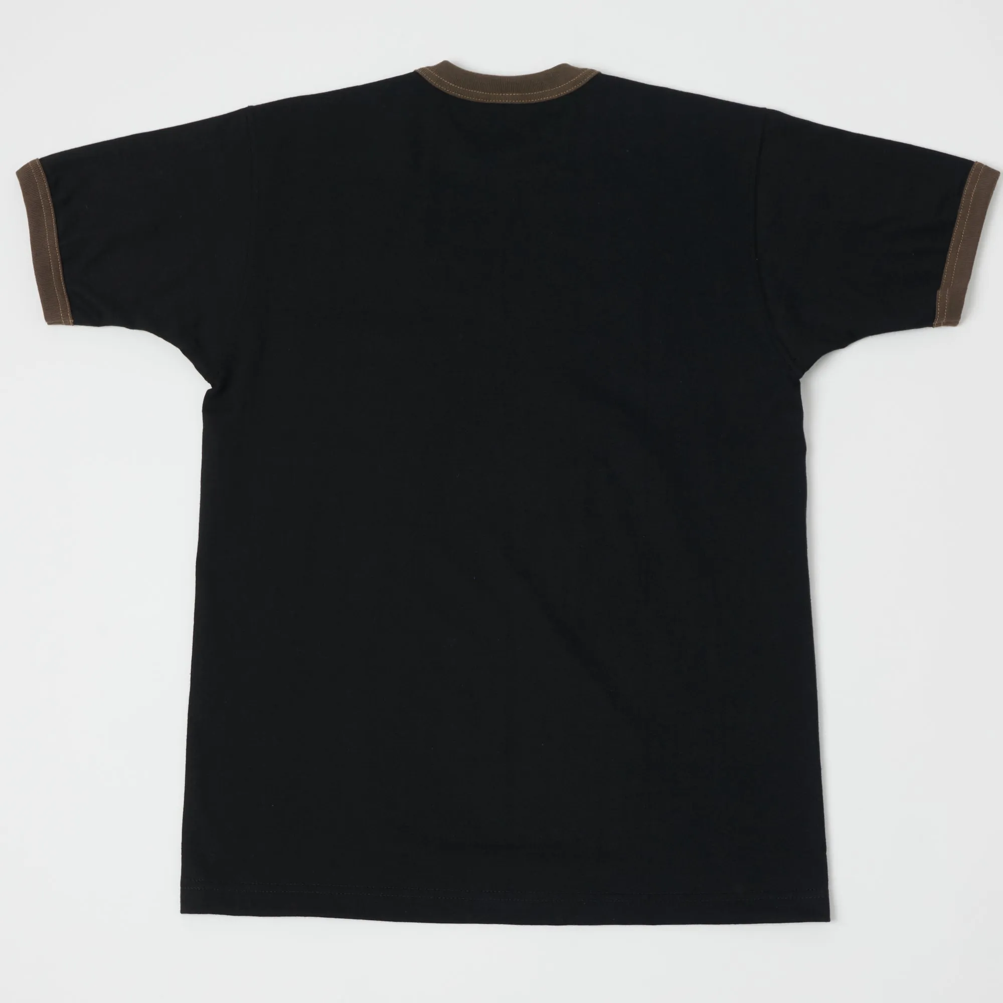 TOYS McCOY TMC2237 Ringer Pocket Tee - Black/Brown