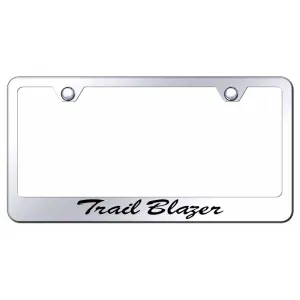 Trailblazer Script Stainless Steel Frame - Etched Mirrored