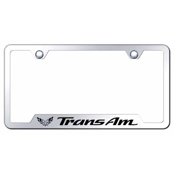 Trans Am Cut-Out Frame - Laser Etched Mirrored