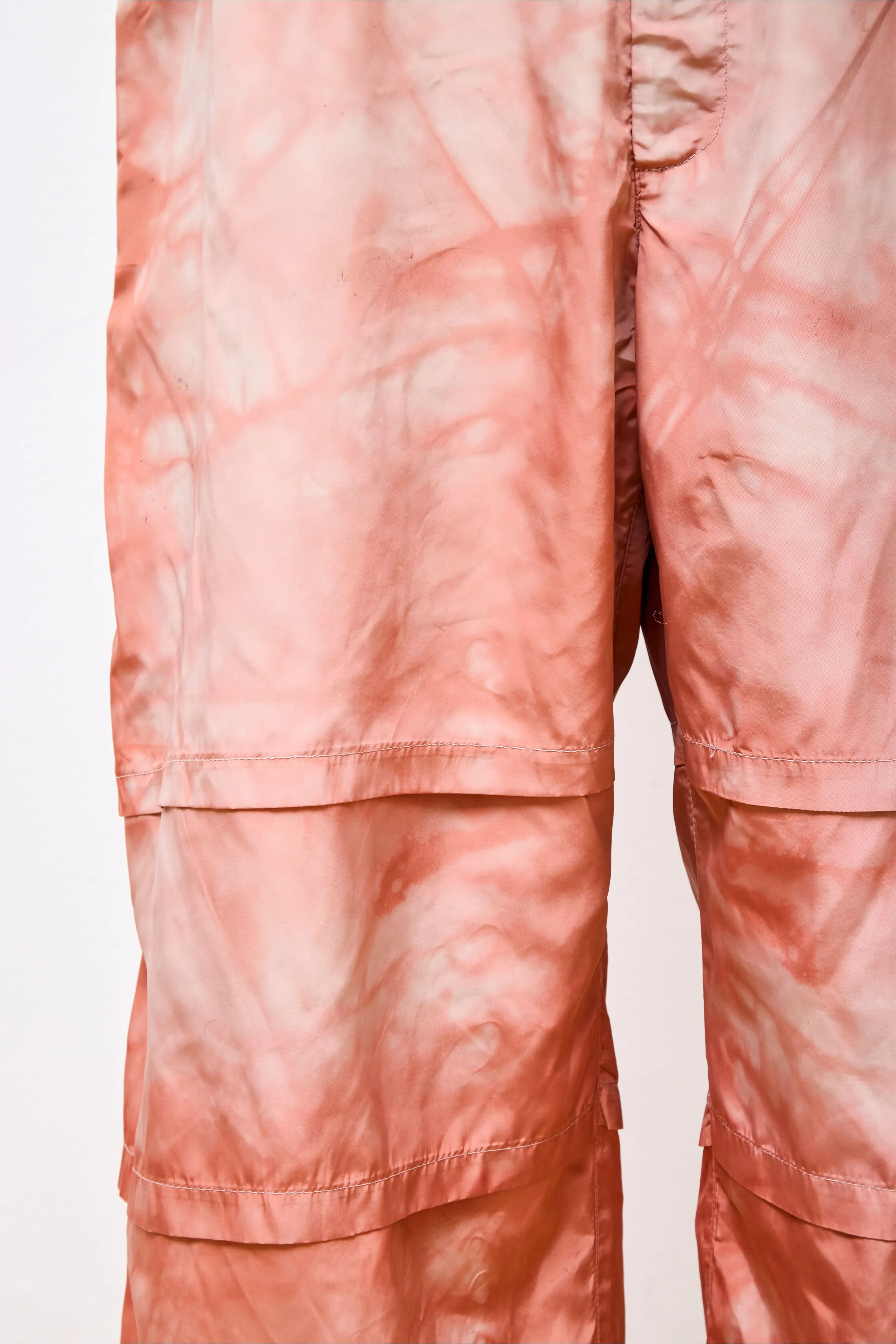 Triple Layered Nylon Trouser Brown/Red/Beige