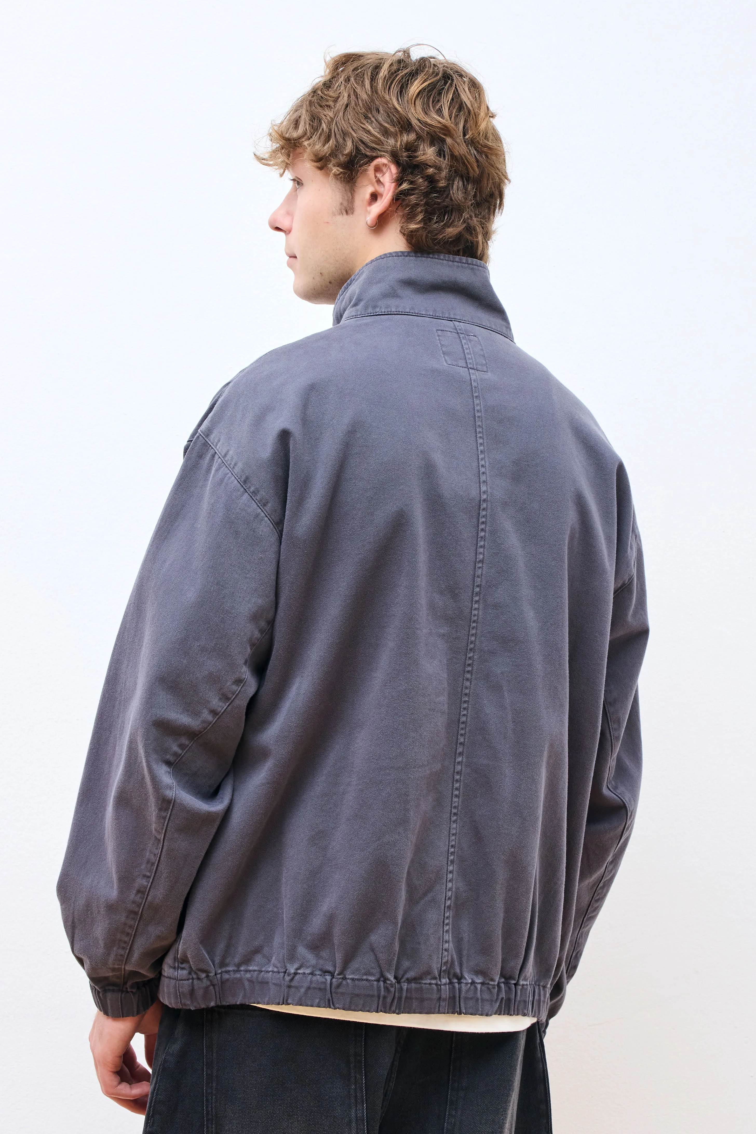 Twill-Around Jacket Fossil Grey Pigment
