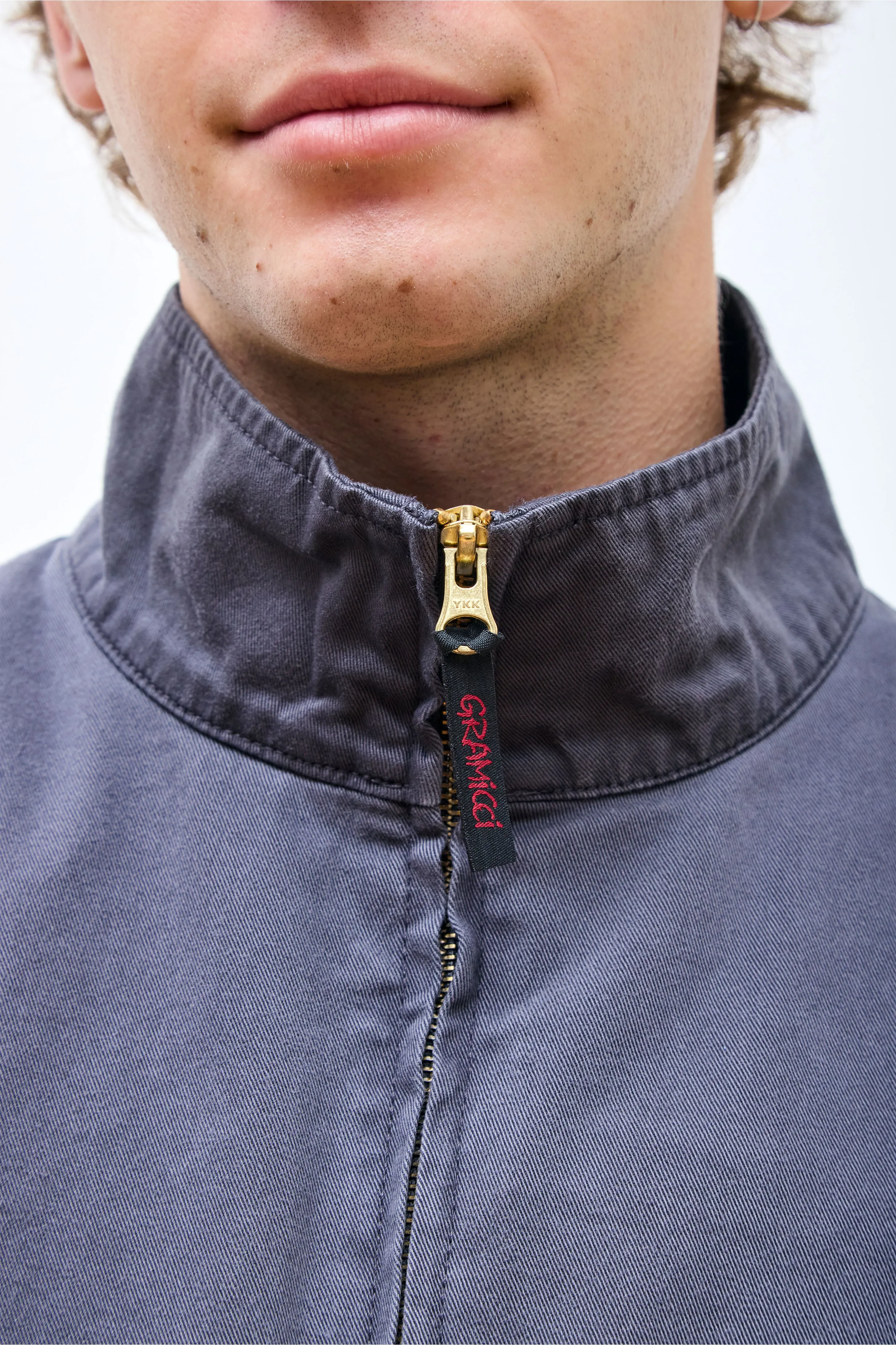 Twill-Around Jacket Fossil Grey Pigment