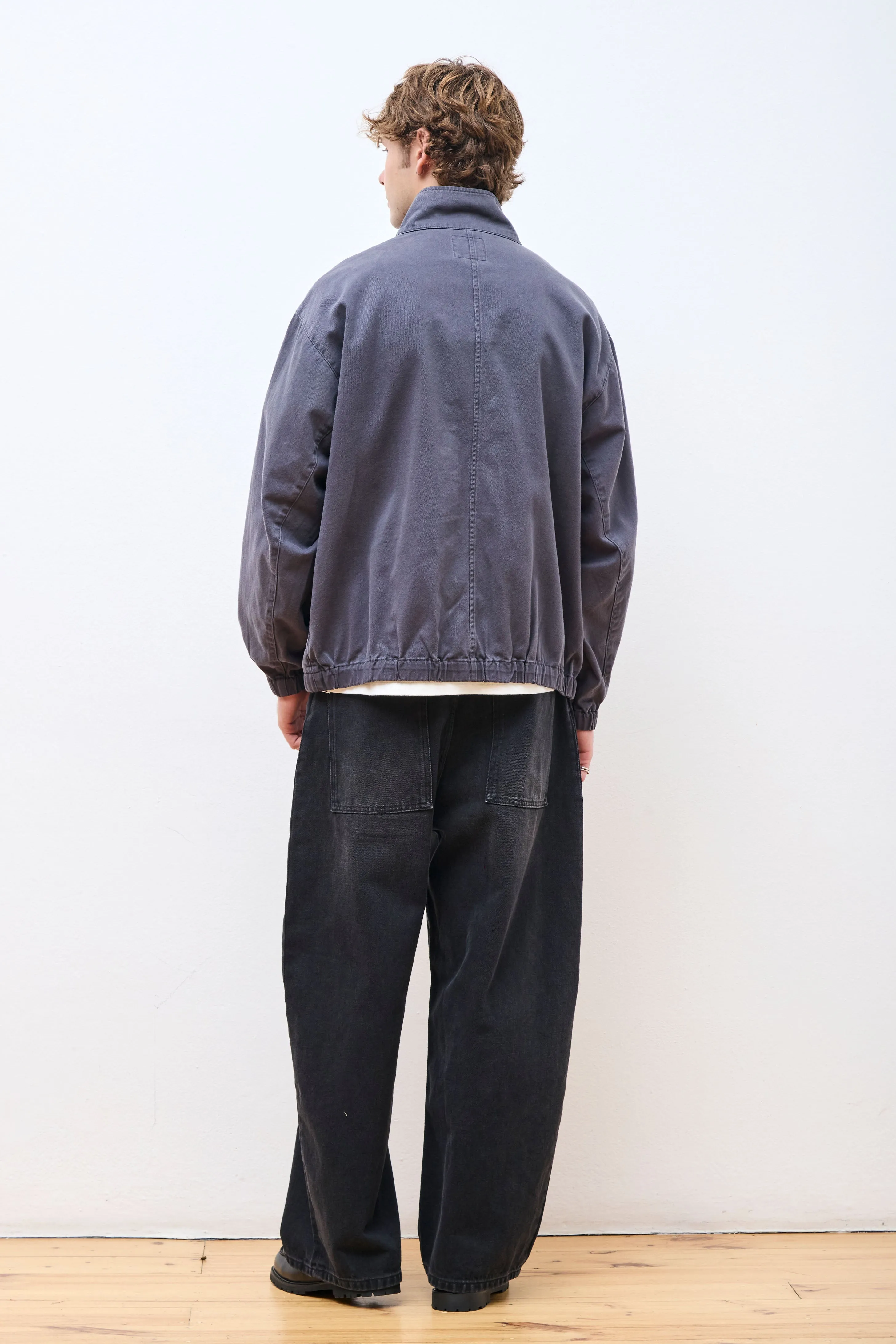 Twill-Around Jacket Fossil Grey Pigment