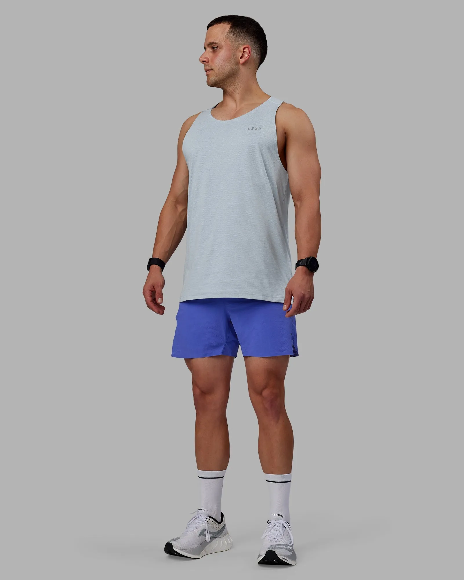 UltraAir 5 Lined Performance Short - Baja Blue-Reflective
