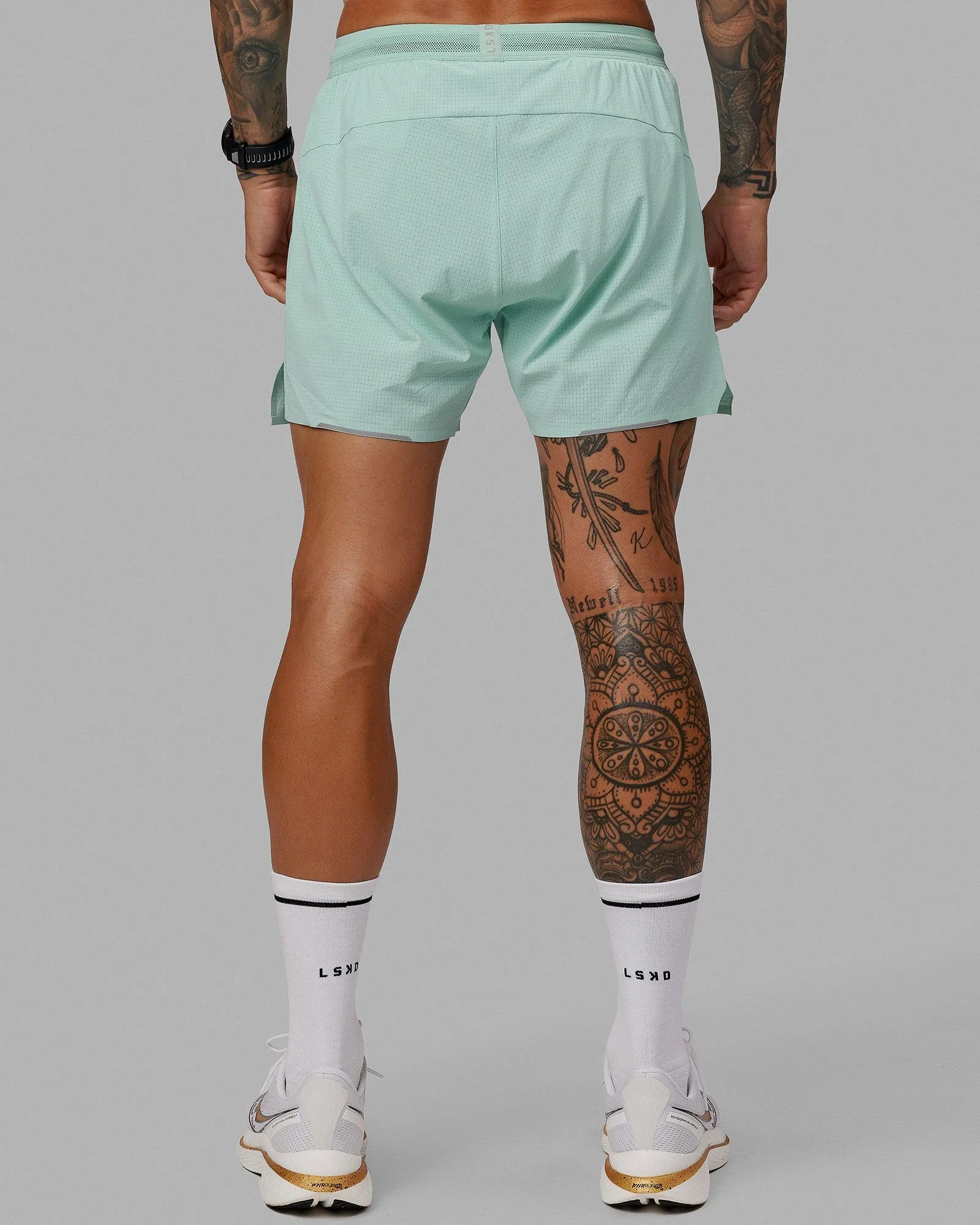 UltraAir 5 Lined Performance Short - Pastel Turquoise-Reflective