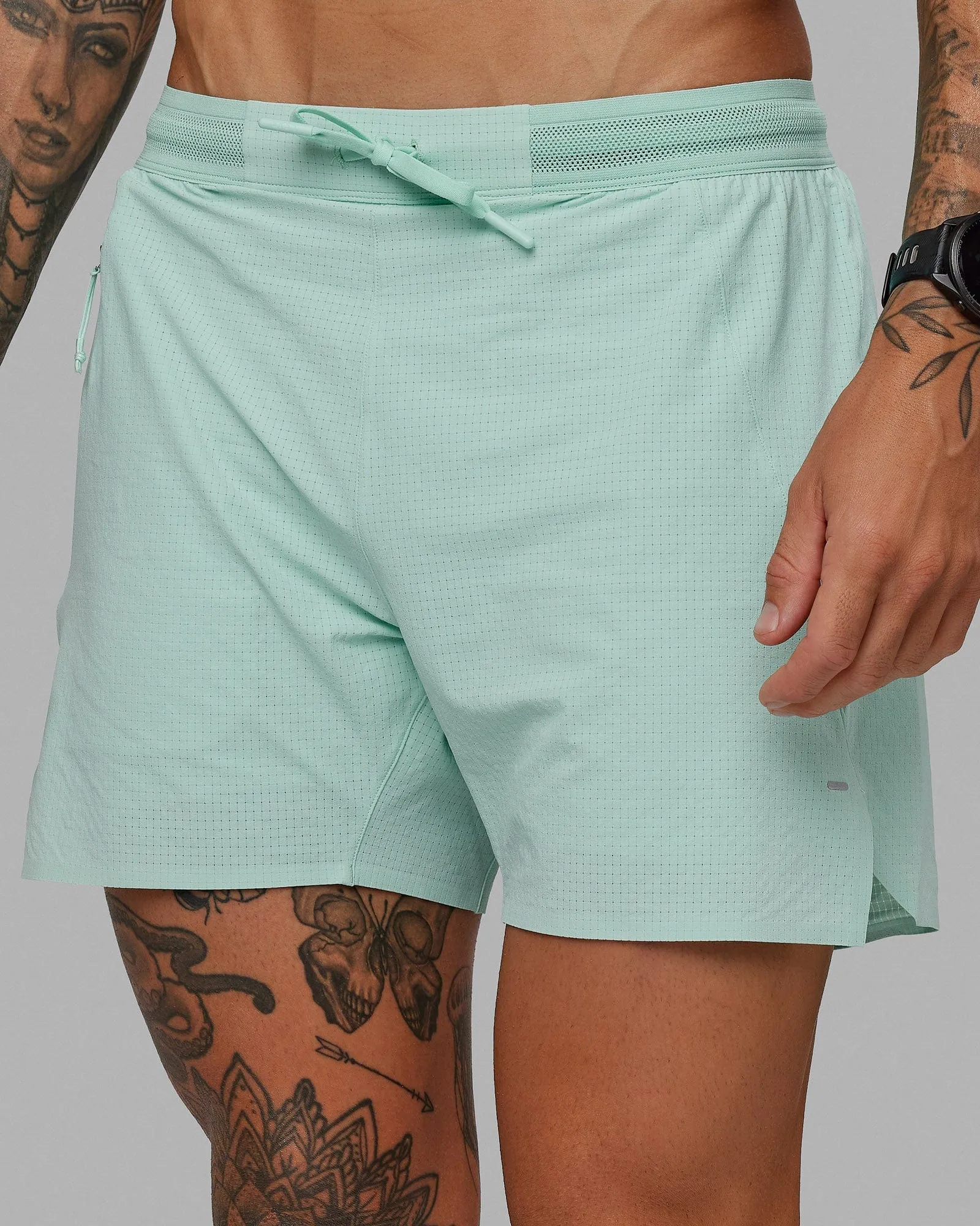 UltraAir 5 Lined Performance Short - Pastel Turquoise-Reflective