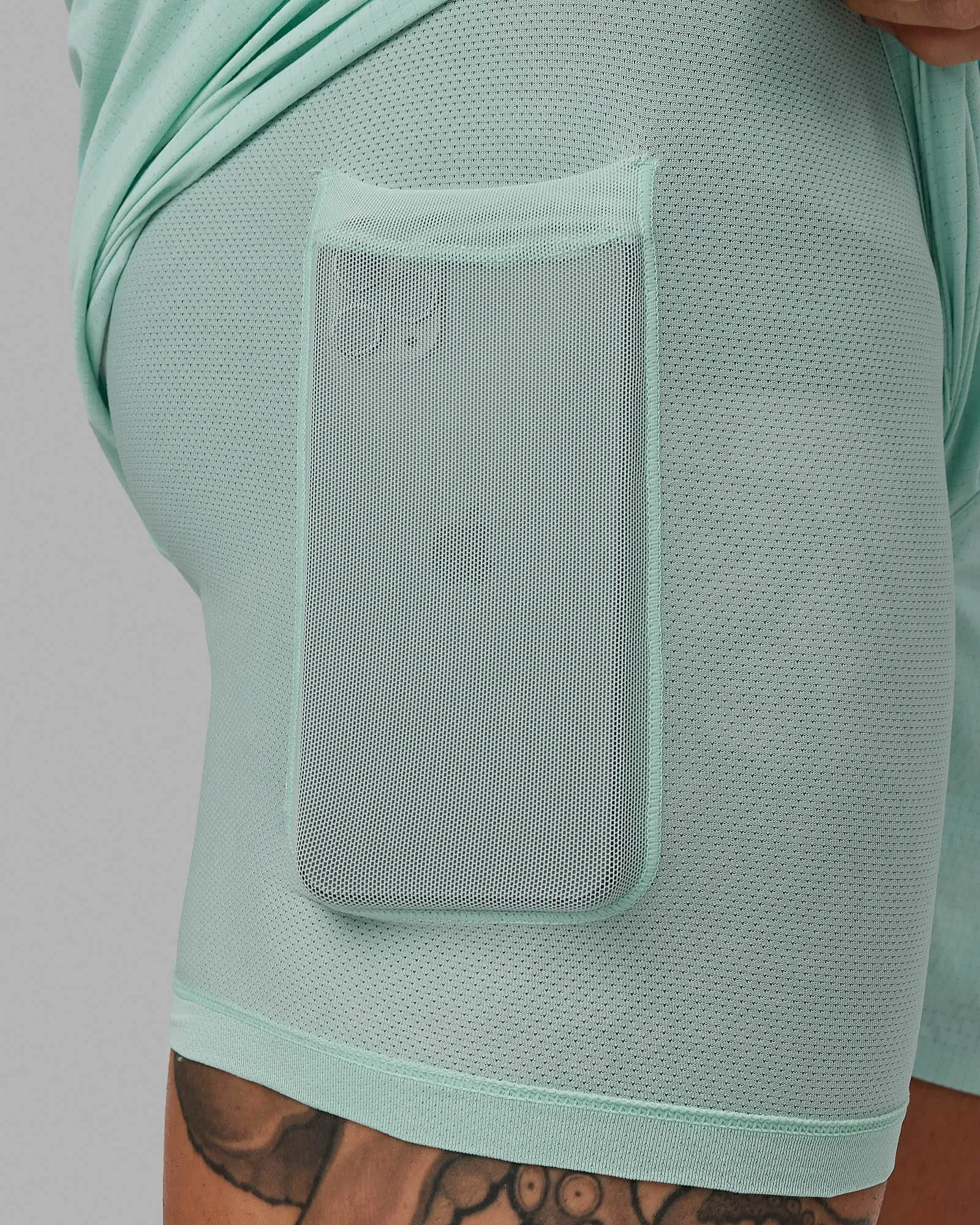 UltraAir 5 Lined Performance Short - Pastel Turquoise-Reflective