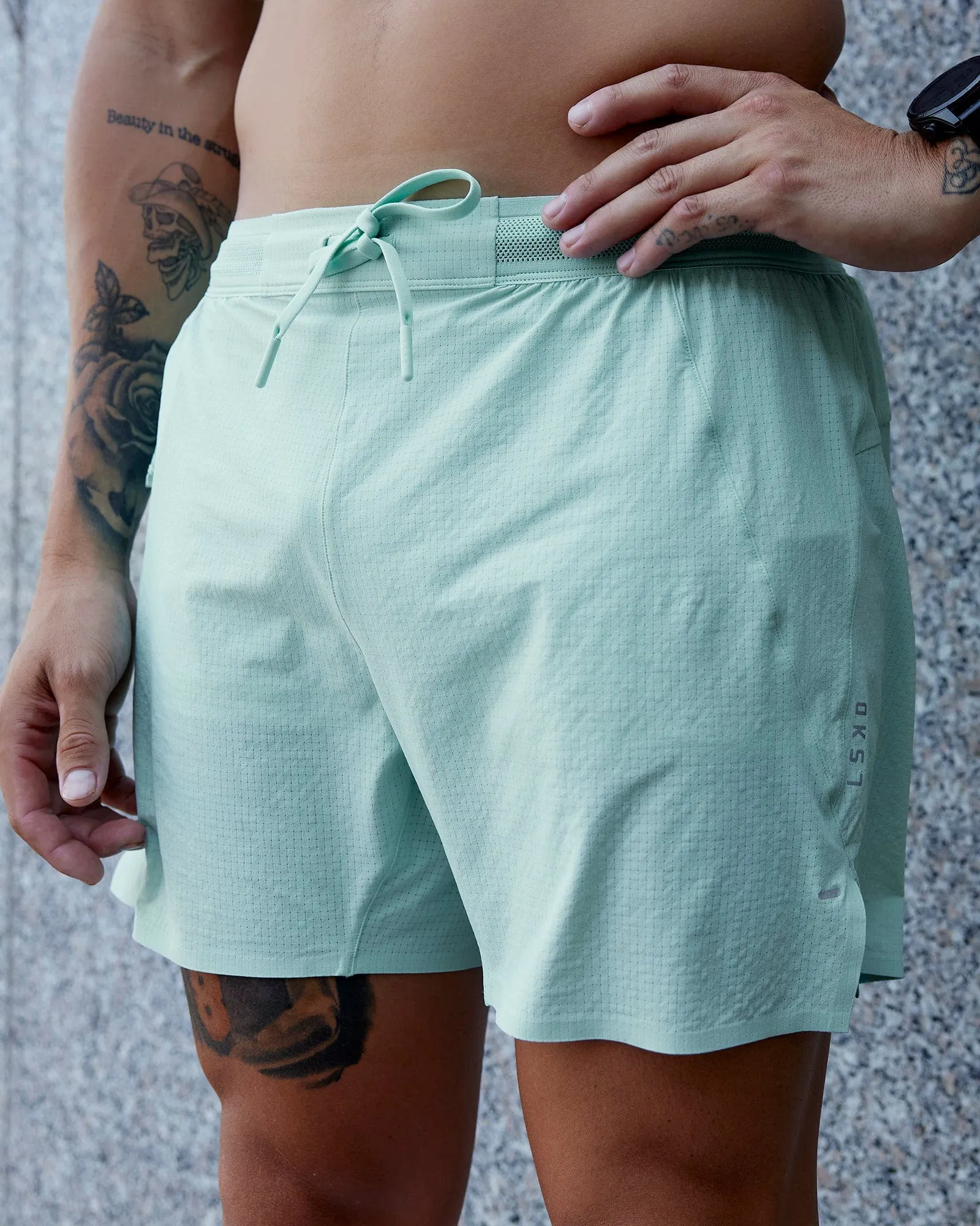 UltraAir 5 Lined Performance Short - Pastel Turquoise-Reflective