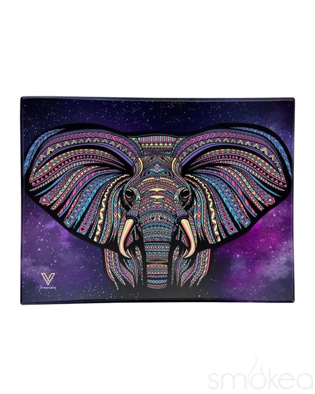 V Syndicate "Elephant" Glass Rolling Tray