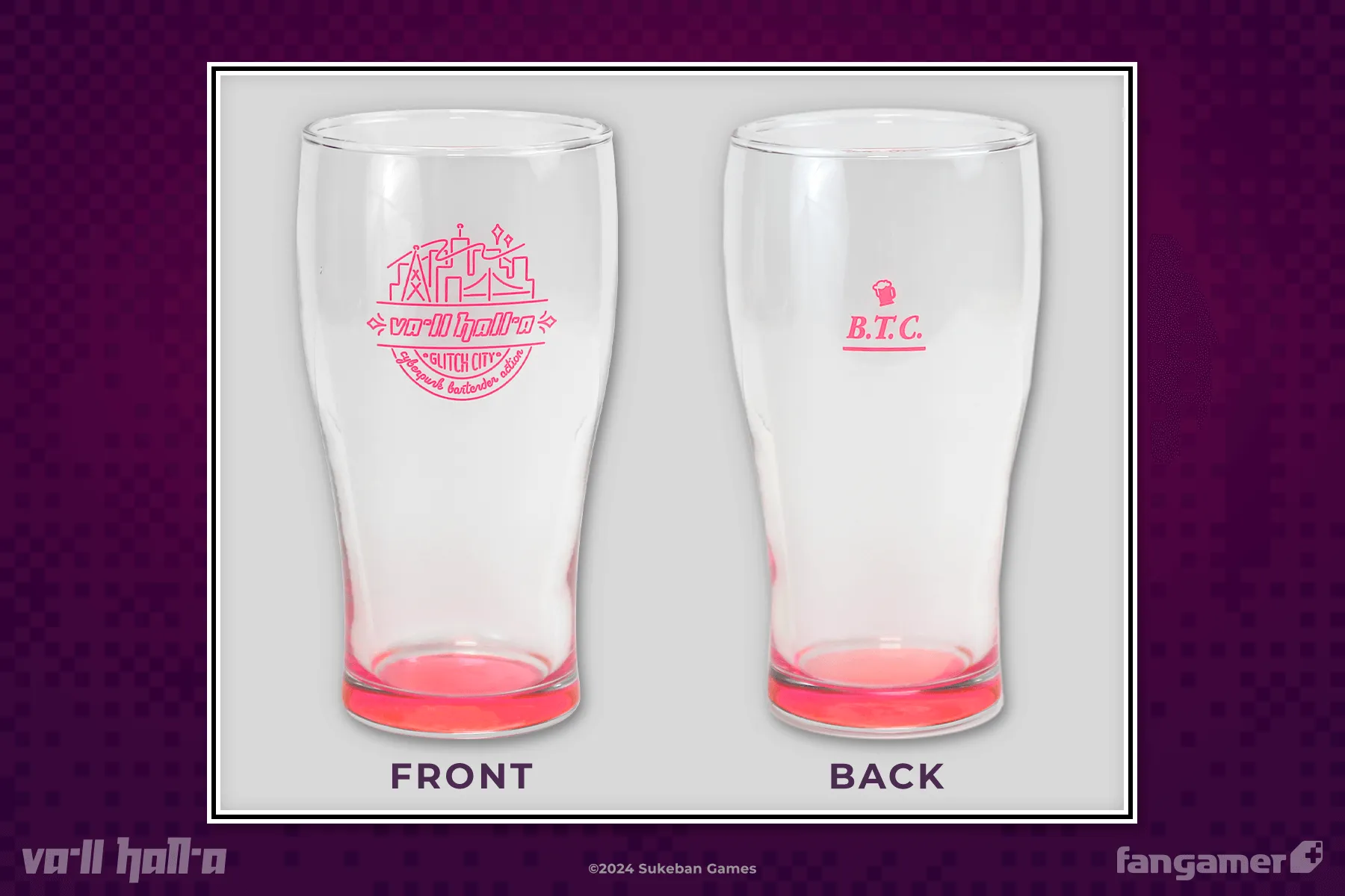 VA-11 HALL-A Pub Glass & Coaster Set