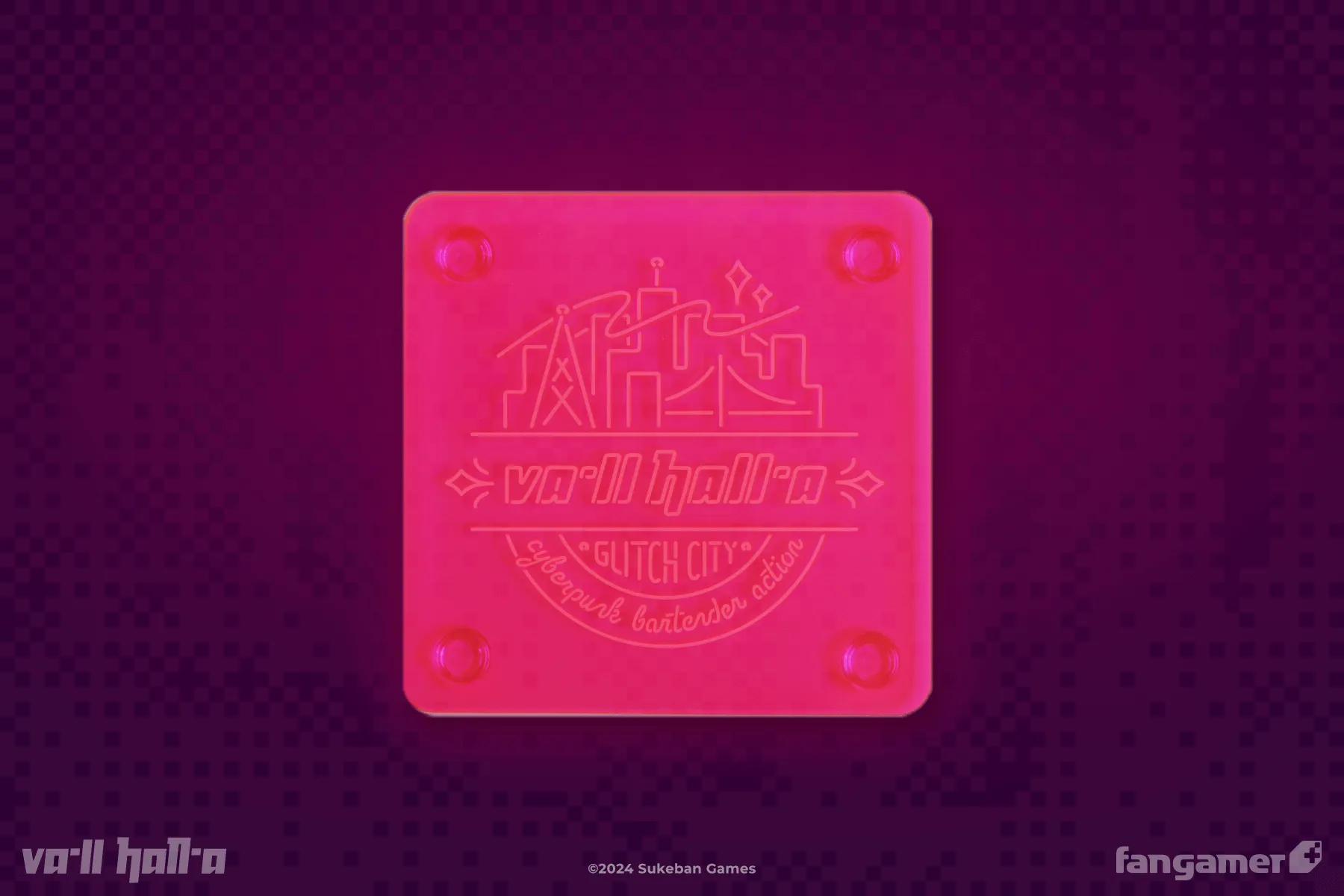 VA-11 HALL-A Pub Glass & Coaster Set