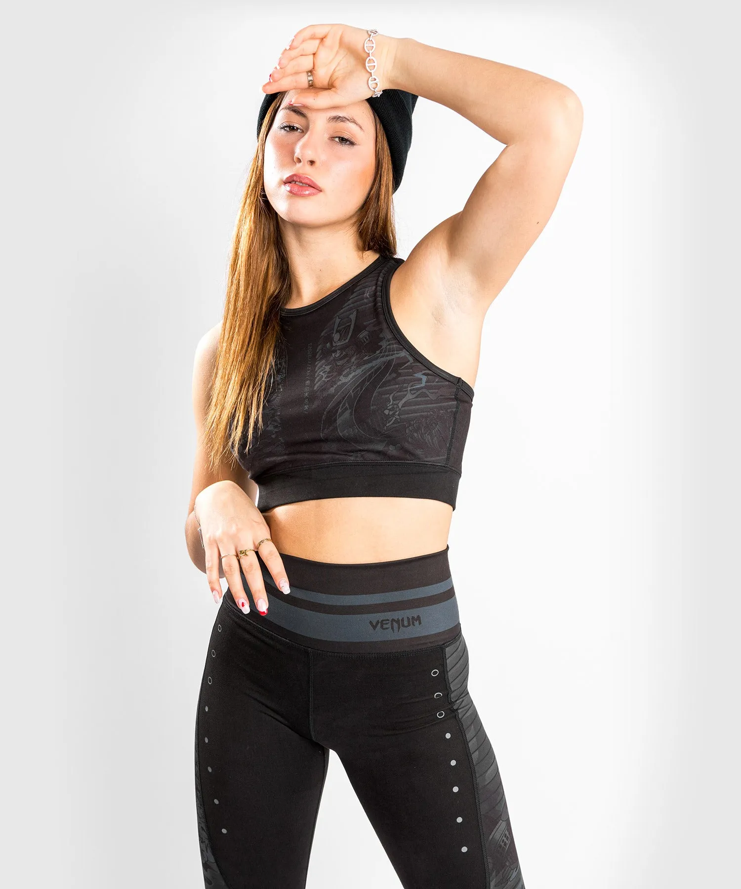 Venum YKZ21 Sport Bra – Black/Black