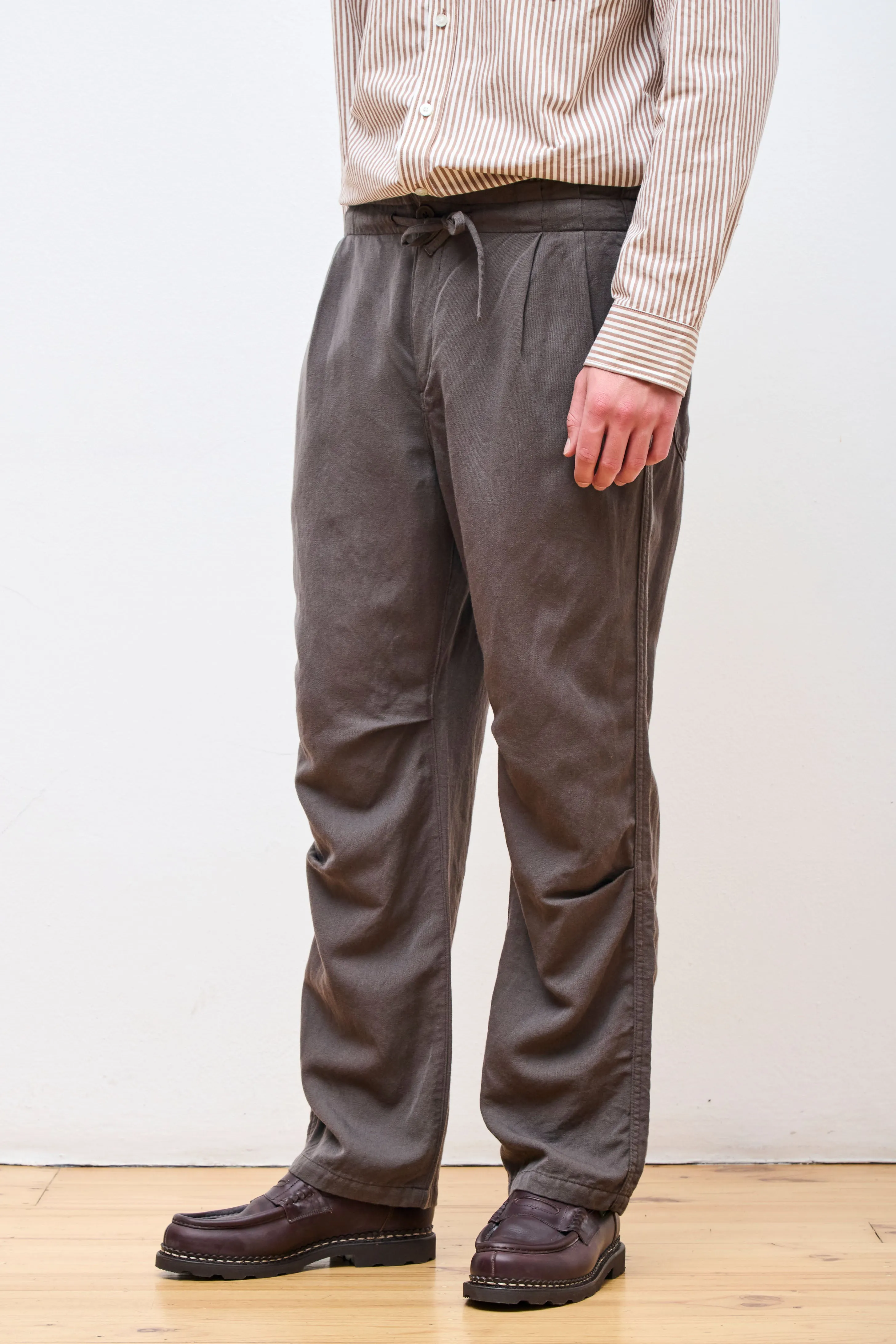 Voyager Easy Pants W/L Twill Brown