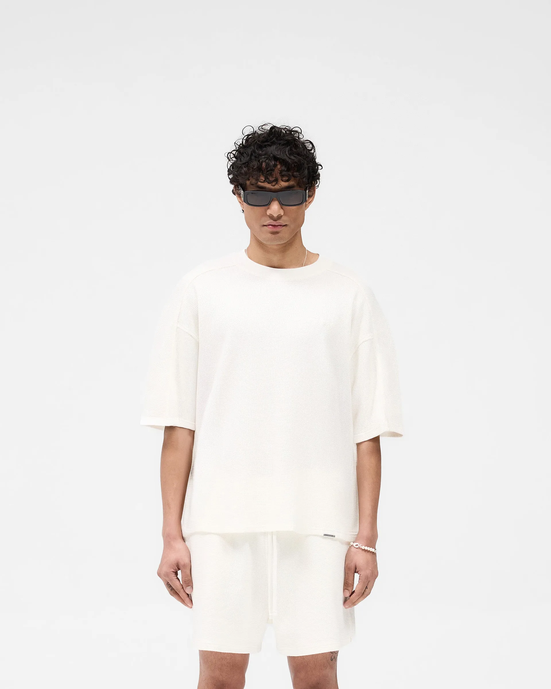Waffle T-Shirt - Flat White