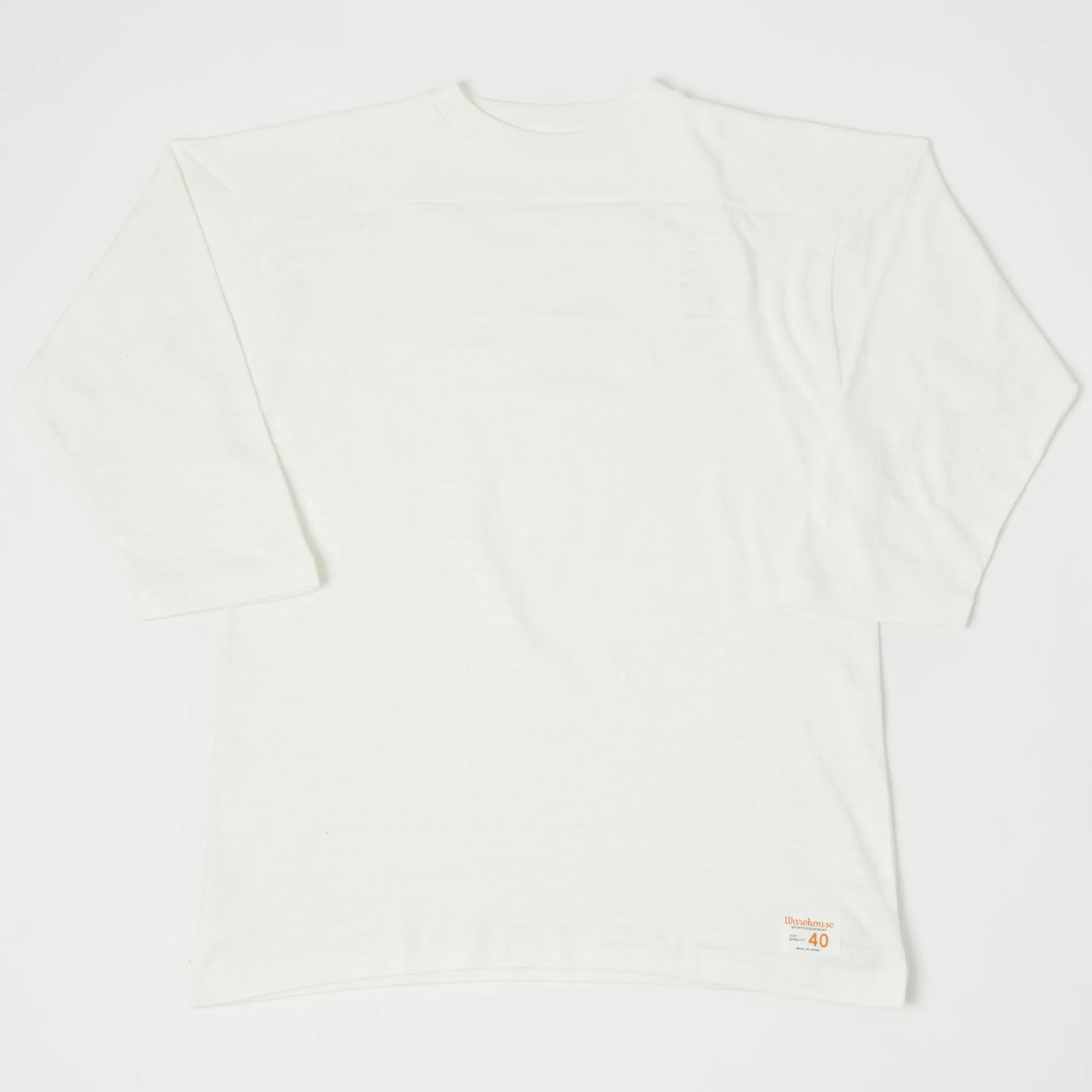 Warehouse & Co 4063 3/4 Sleeve Football Shirt - Off White