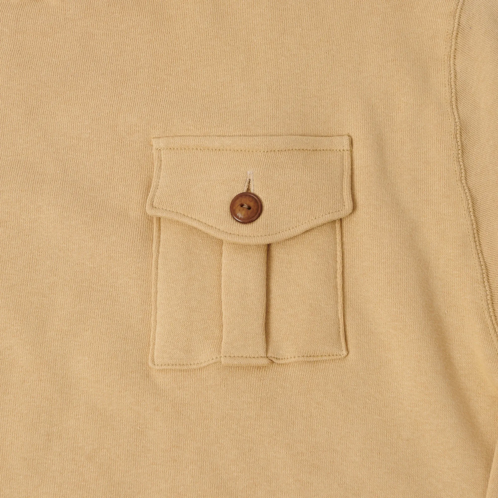 Warehouse & Co 478 'Camp McCoy' Military Sweatshirt - Beige