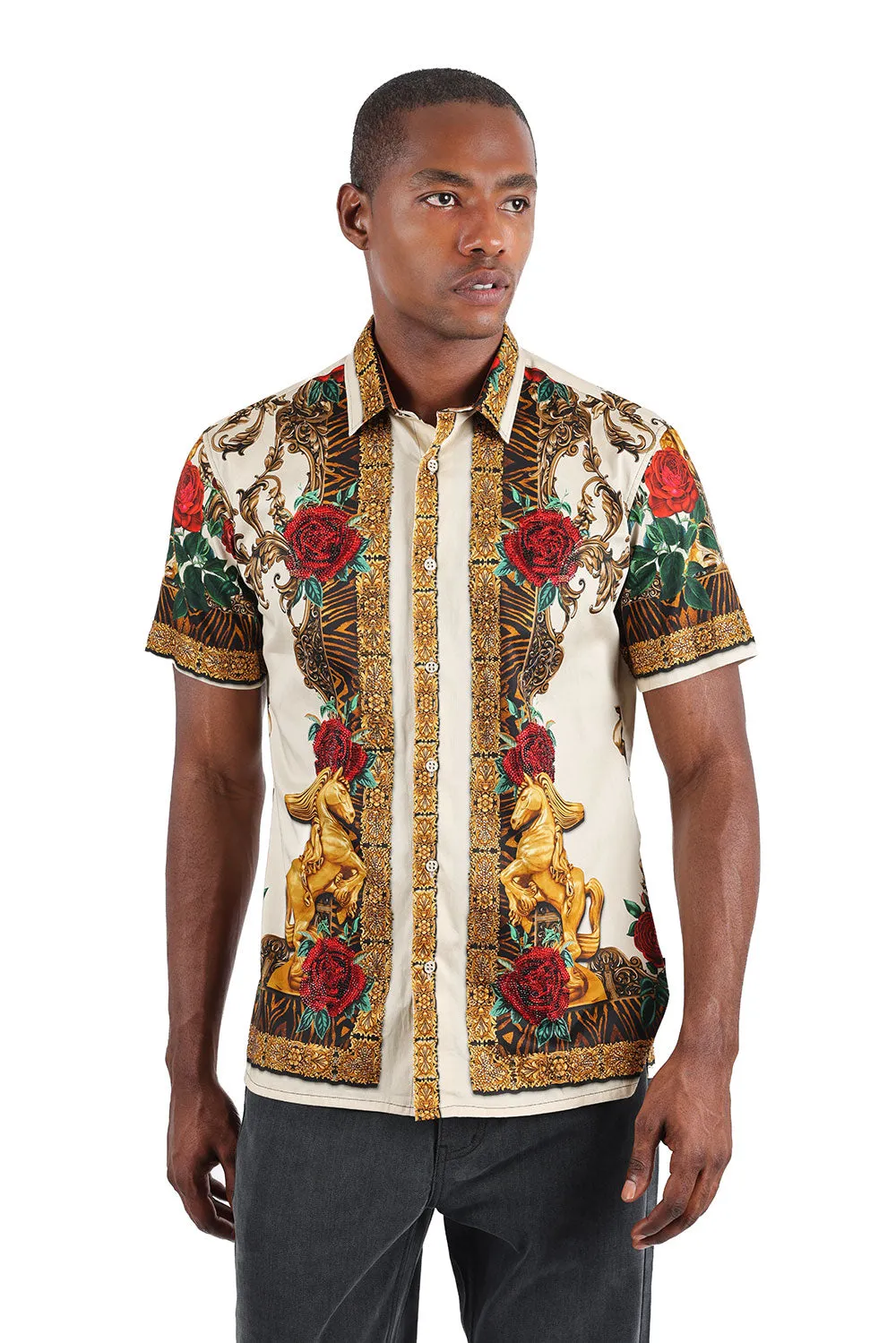 Wildflower Wrangler Rhinestone Short Sleeve Shirt