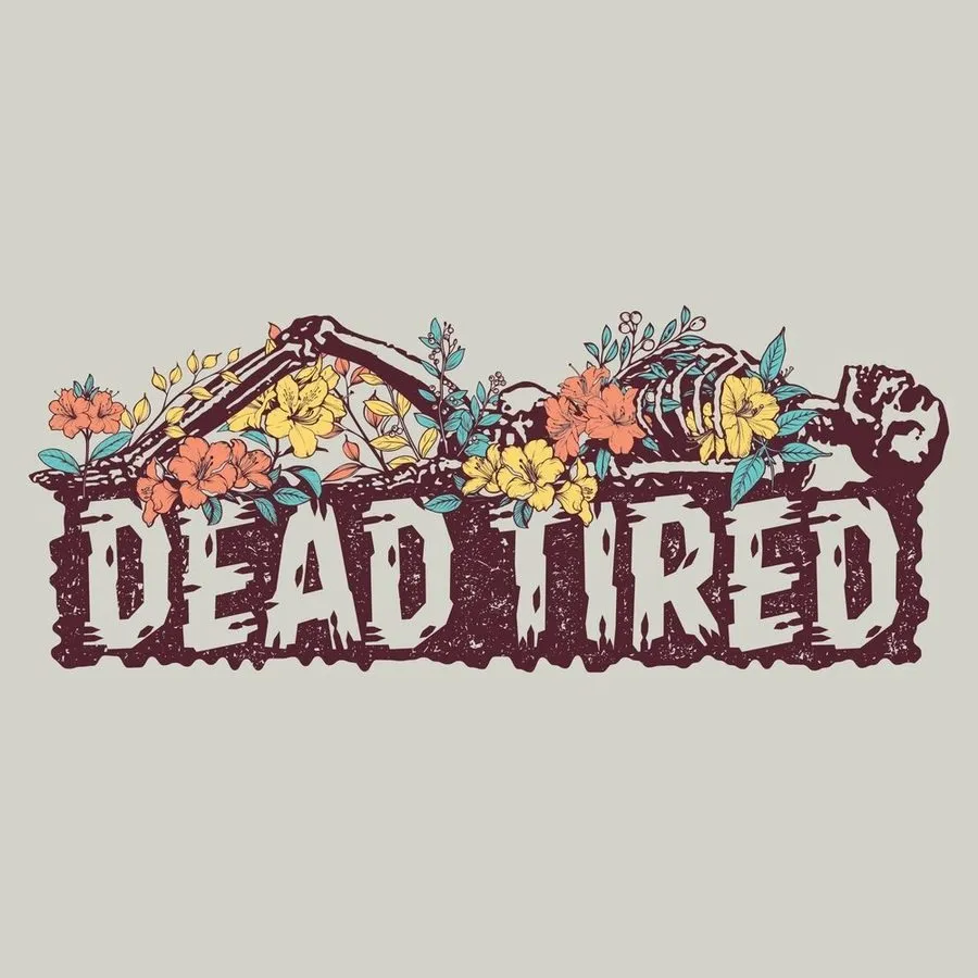 Women's Dead Tired Boyfriend Fit T-Shirt - Sand