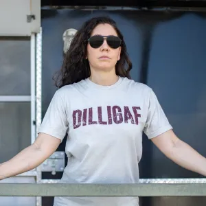 Women's DILLIGAF Boyfriend Fit T-Shirt - Sand