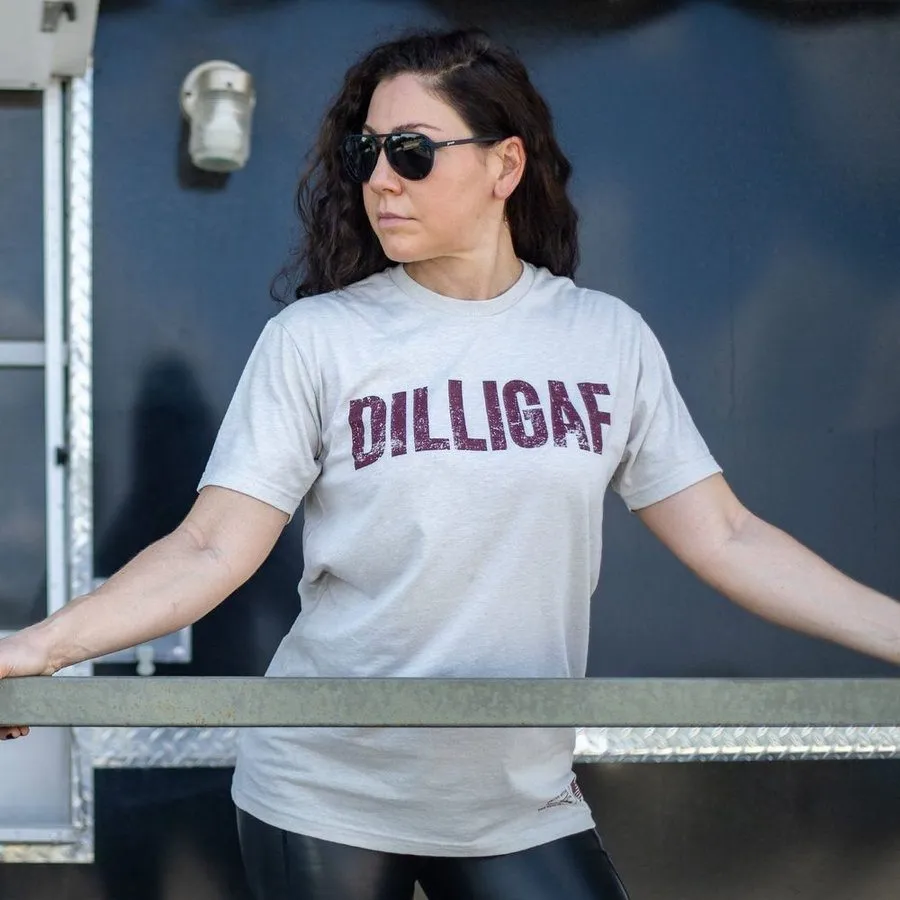 Women's DILLIGAF Boyfriend Fit T-Shirt - Sand