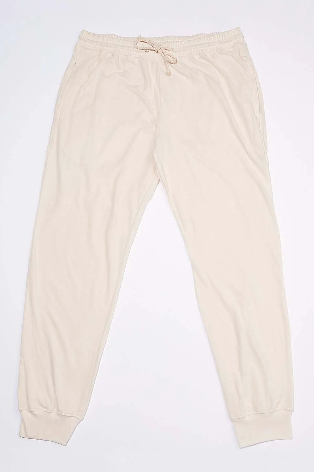 Women's Organic Jogger Pants - Natural